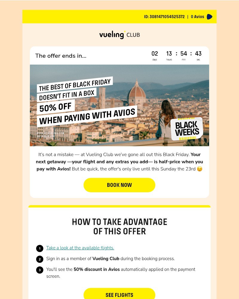 Screenshot of email with subject /media/emails/pay-half-the-price-of-your-flight-with-avios-only-3-days-5ba4c3-cropped-d4eb08b4.jpg