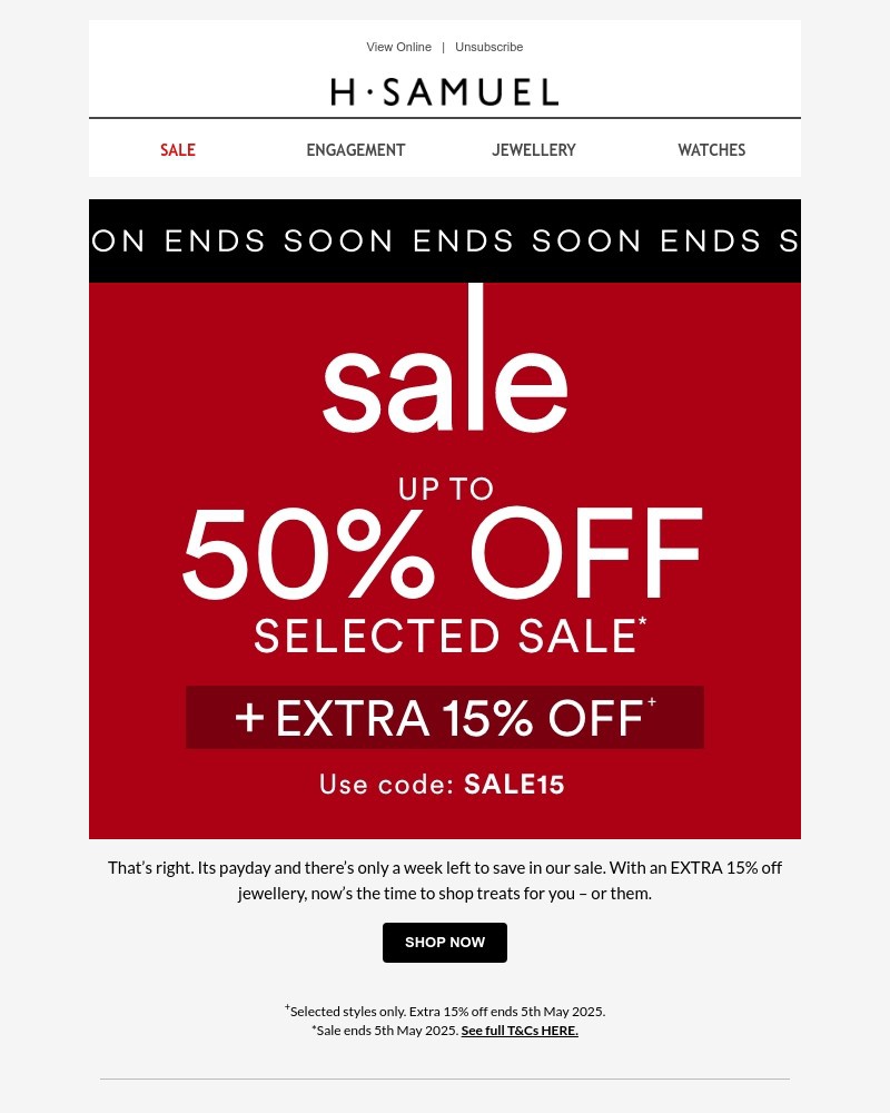 Screenshot of email with subject /media/emails/pay-yay-get-an-extra-15-off-sale-69b0cb-cropped-873033d5.jpg