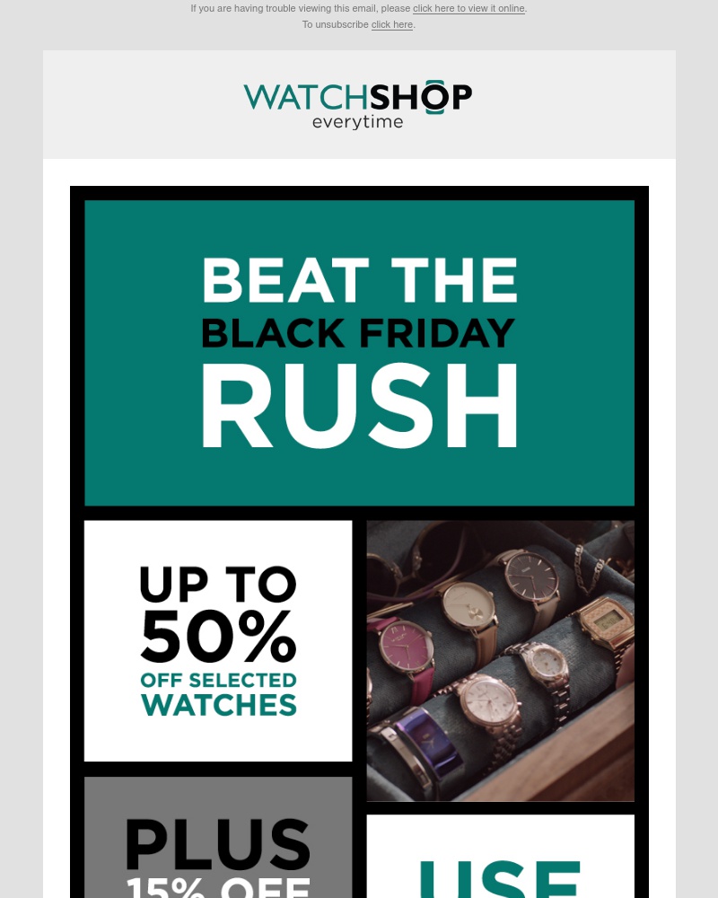 Screenshot of email with subject /media/emails/payday-treat-beat-the-black-friday-rush-with-15-off-everything-cropped-92ff6601.jpg