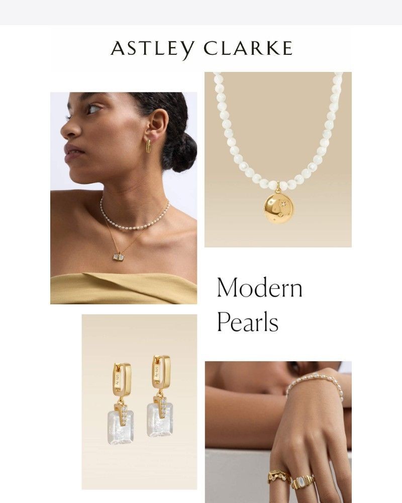 Screenshot of email sent to a Astley Clarke Newsletter subscriber