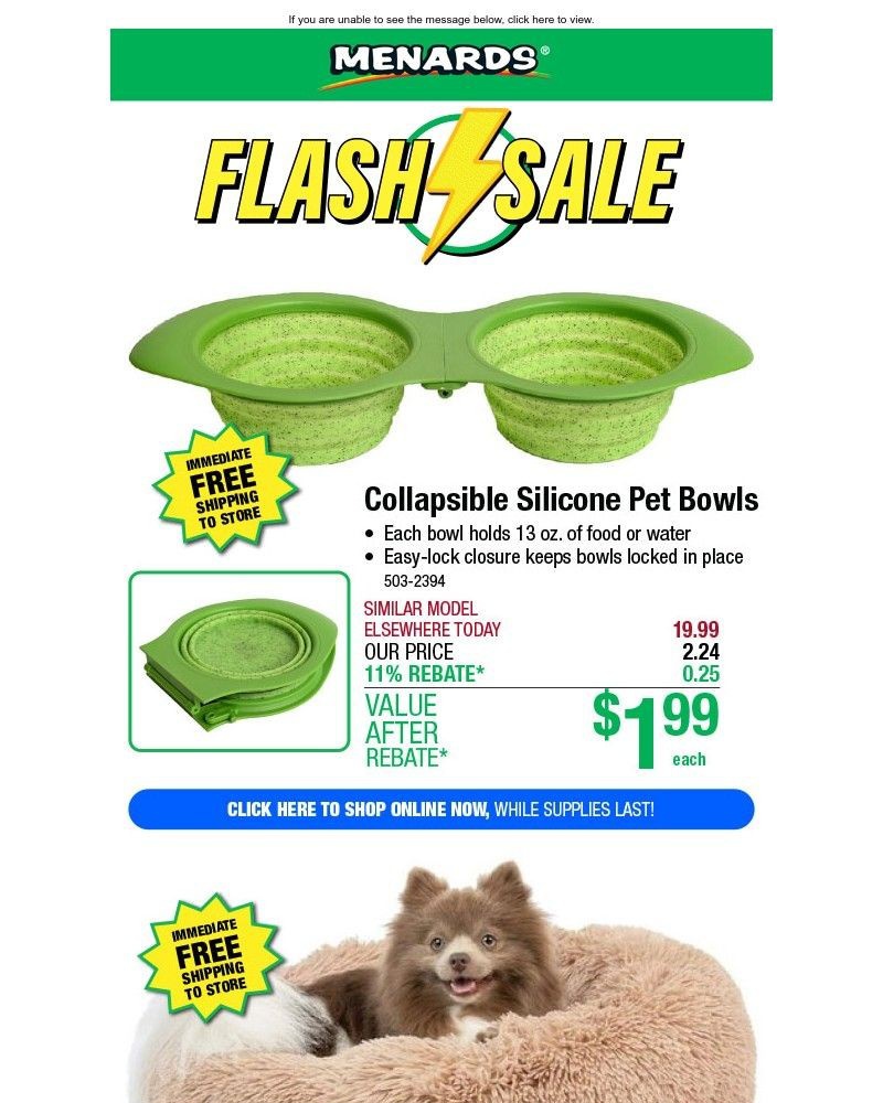 Screenshot of email with subject /media/emails/petmate-diy-doghouse-only-9999-after-rebate-7ed227-cropped-b541e1ce.jpg