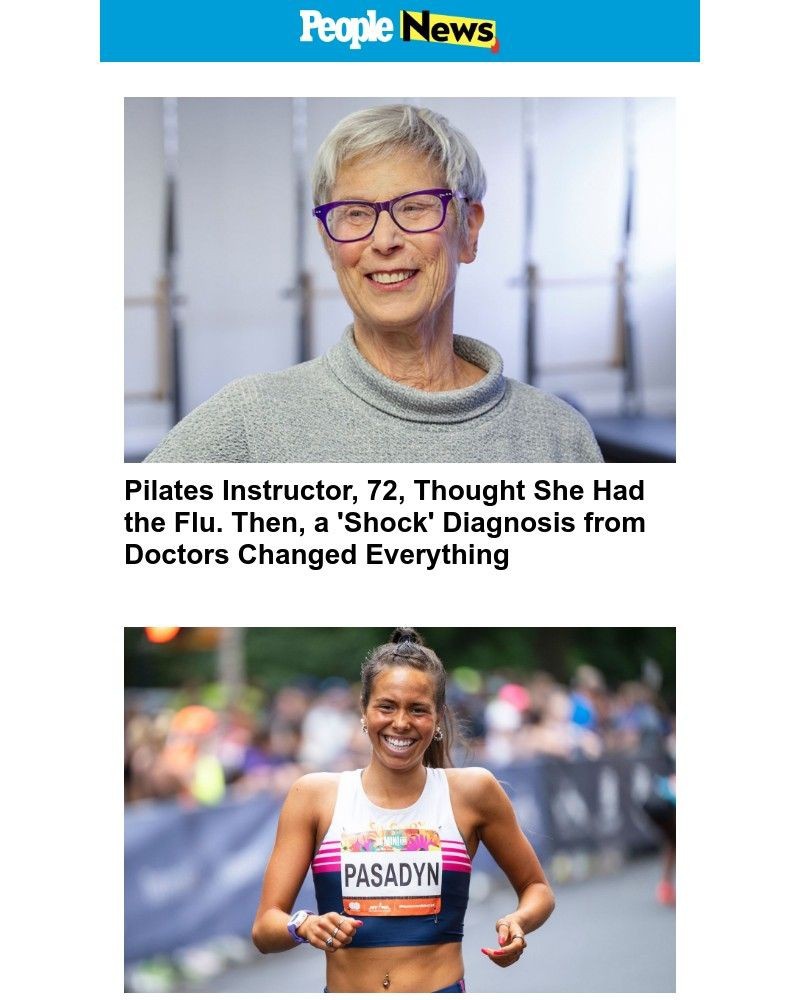 Screenshot of email sent to a People Newsletter subscriber