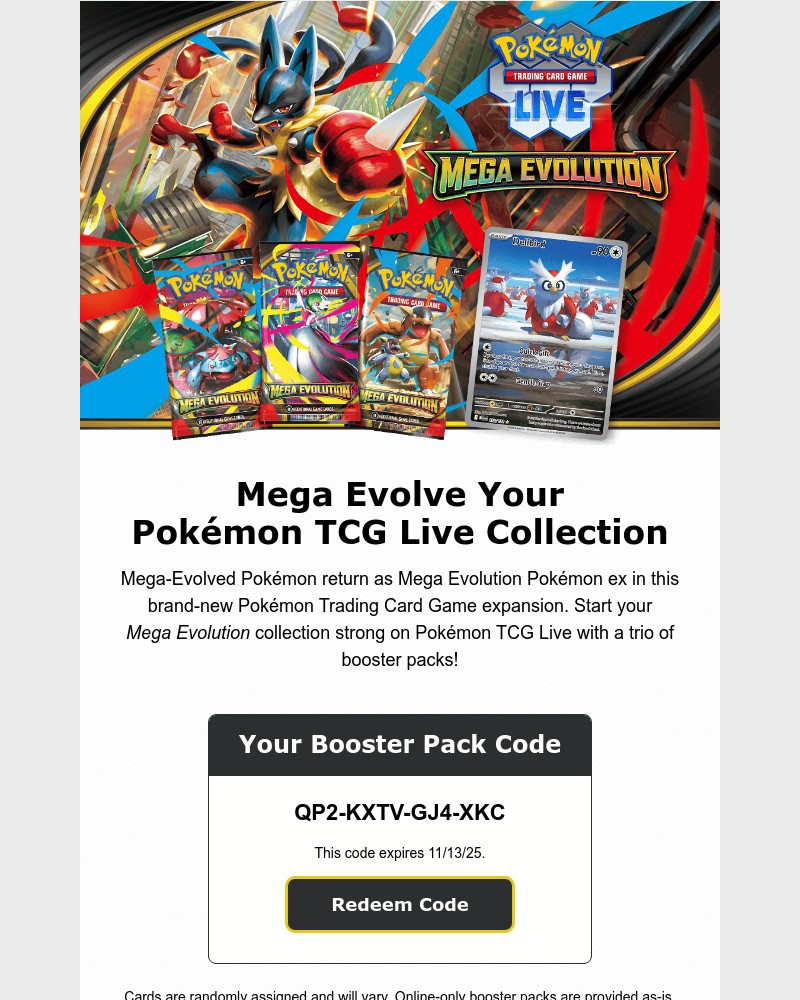 Screenshot of email with subject /media/emails/pokemon-tcg-mega-evolution-available-now-c63b53-cropped-a2473e4d.jpg