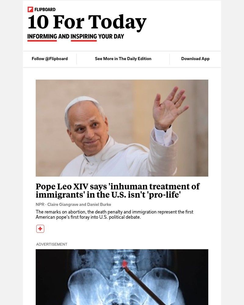 Screenshot of email with subject /media/emails/pope-leo-xiv-speaks-on-abortion-immigration-and-the-death-penalty-09ba77-cropped-49229343.jpg