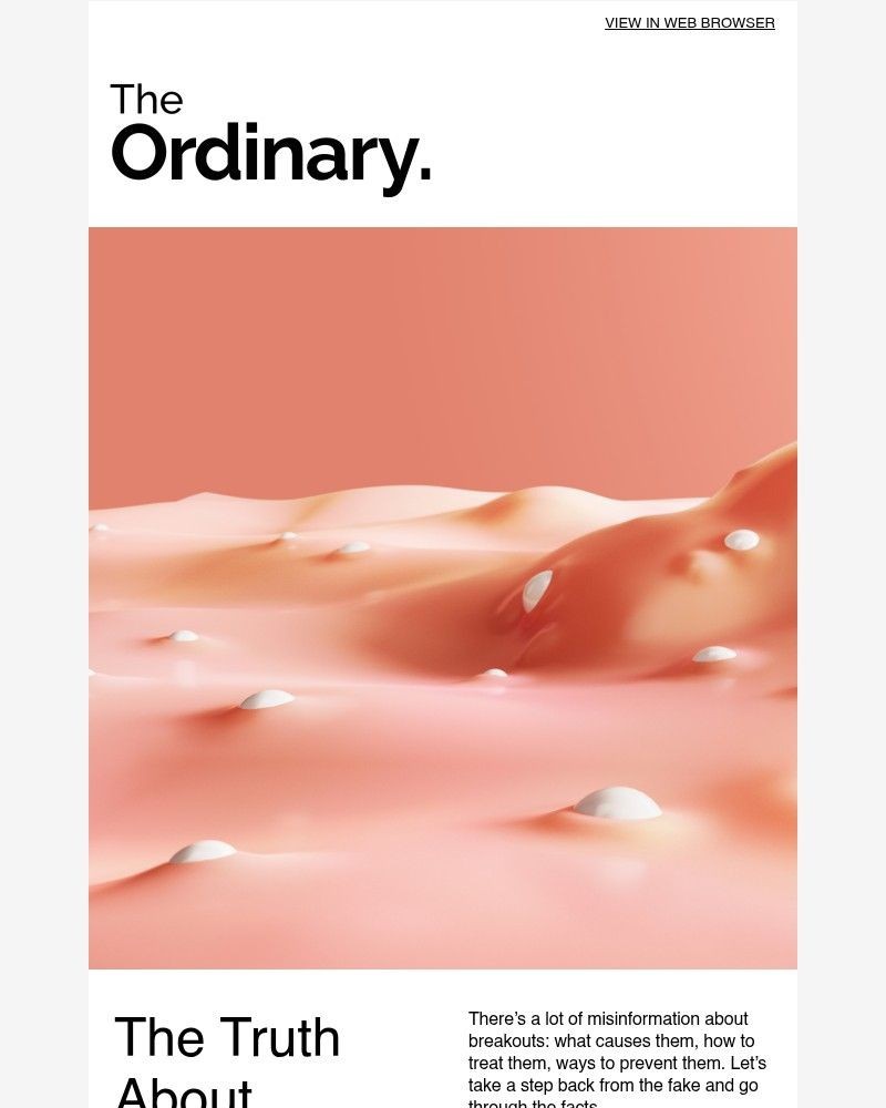 Screenshot of email sent to a The Ordinary Seller