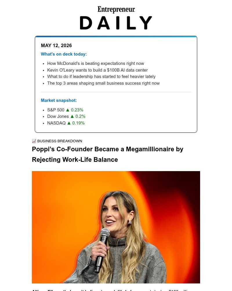 Screenshot of email with subject /media/emails/poppis-co-founder-gave-up-one-thing-and-made-millions-51cc10-cropped-345a20c3.jpg