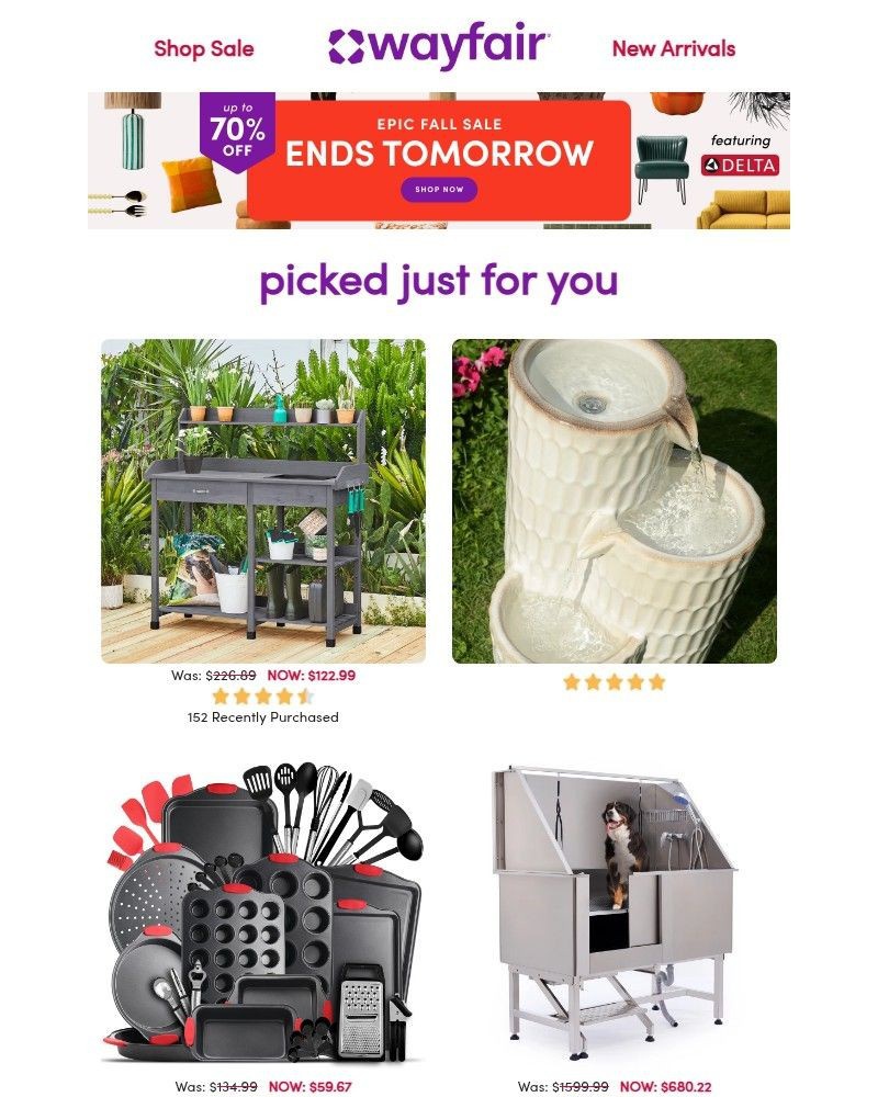 Screenshot of email with subject /media/emails/potting-benches-tables-less-than-24-hours-epic-fall-sale-591942-cropped-f29f97fb.jpg