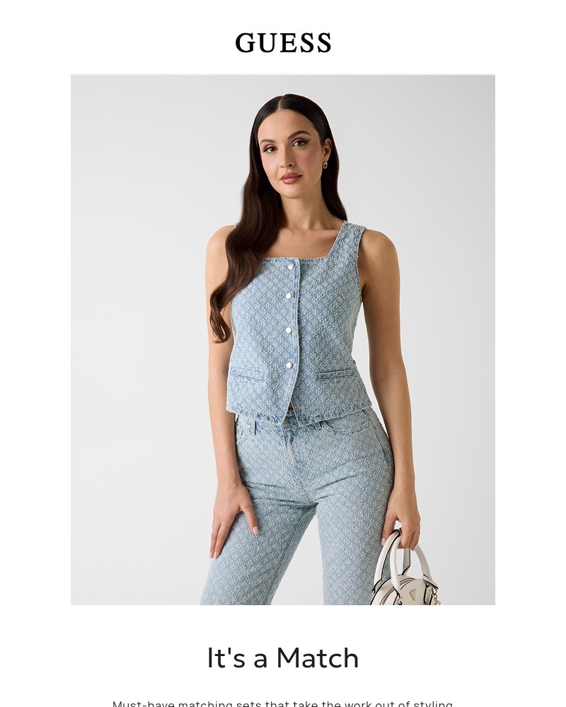 Screenshot of email sent to a Guess Newsletter subscriber