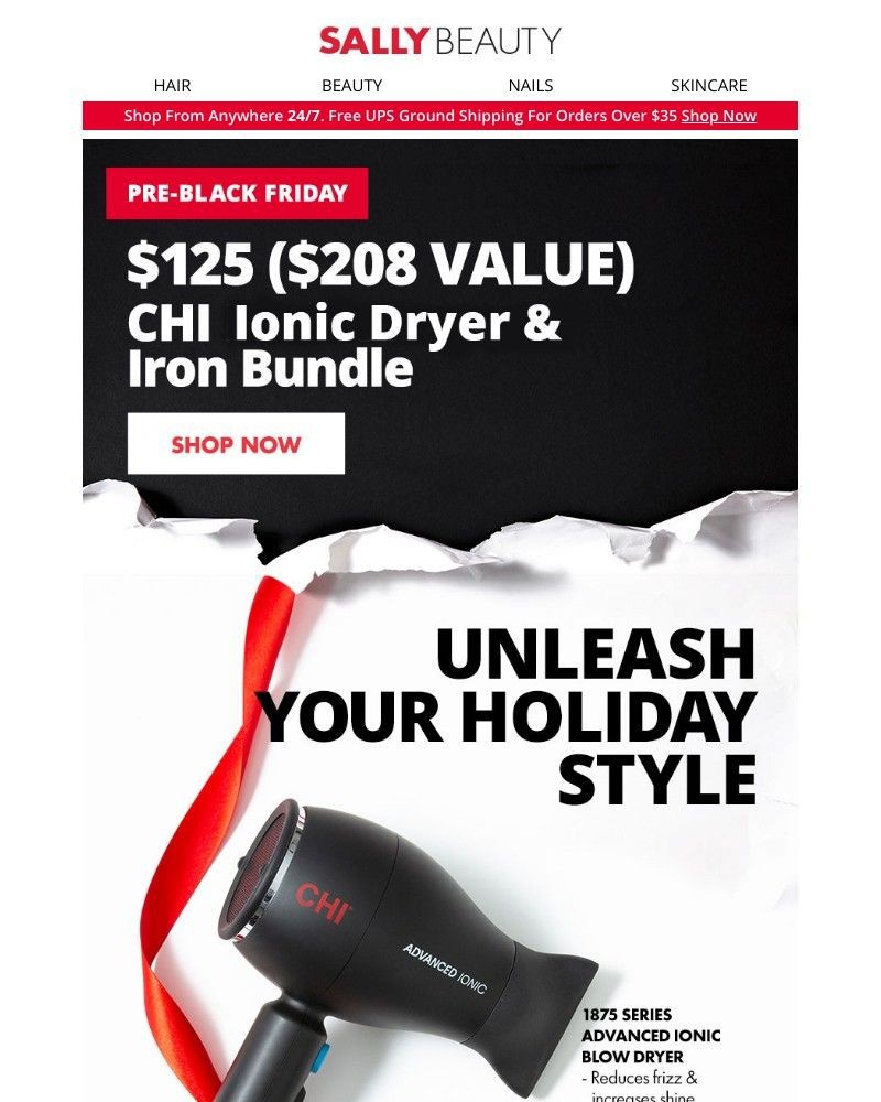 Screenshot of email with subject /media/emails/pre-black-friday-deal-save-80-on-chi-ionic-blow-dryer-flat-iron-bundle-575076-cro_3vv1Xvg.jpg