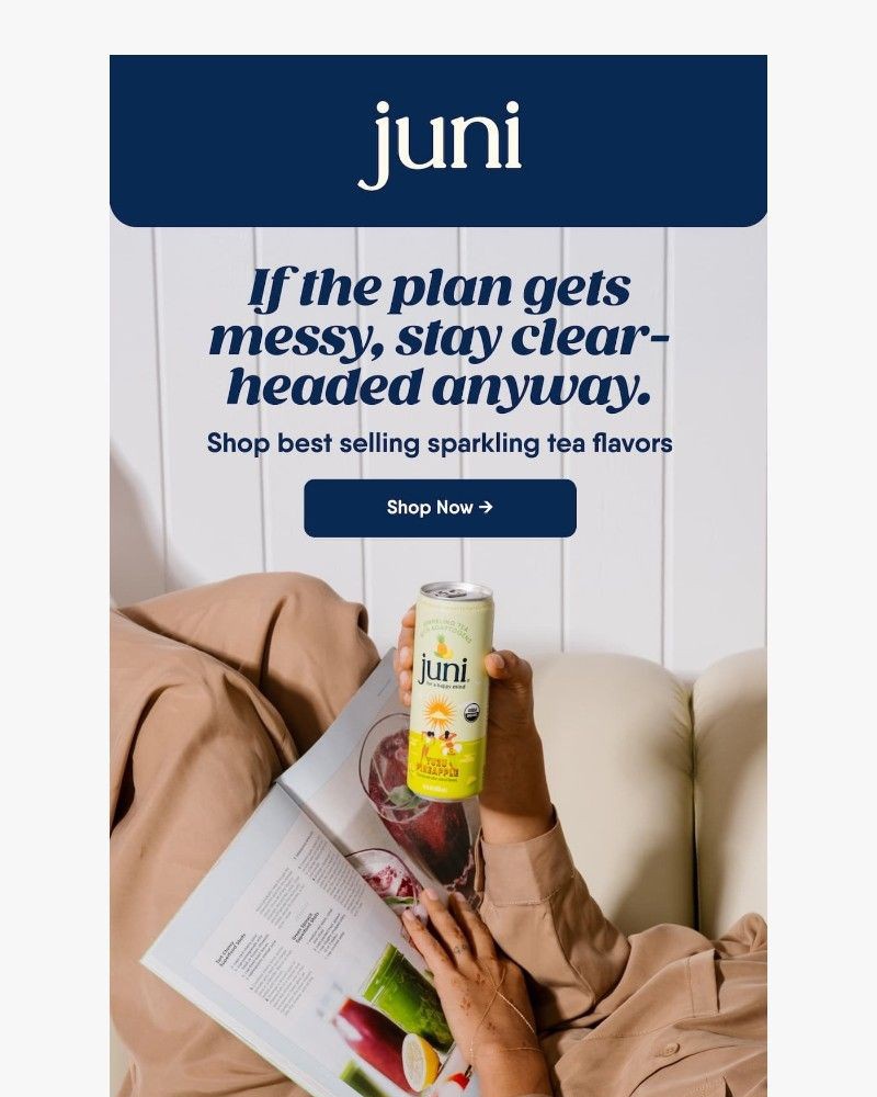 Screenshot of email sent to a Juni Newsletter subscriber