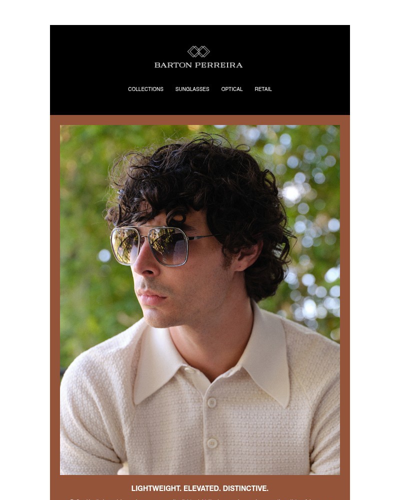 Screenshot of email sent to a Barton Perreira Newsletter subscriber