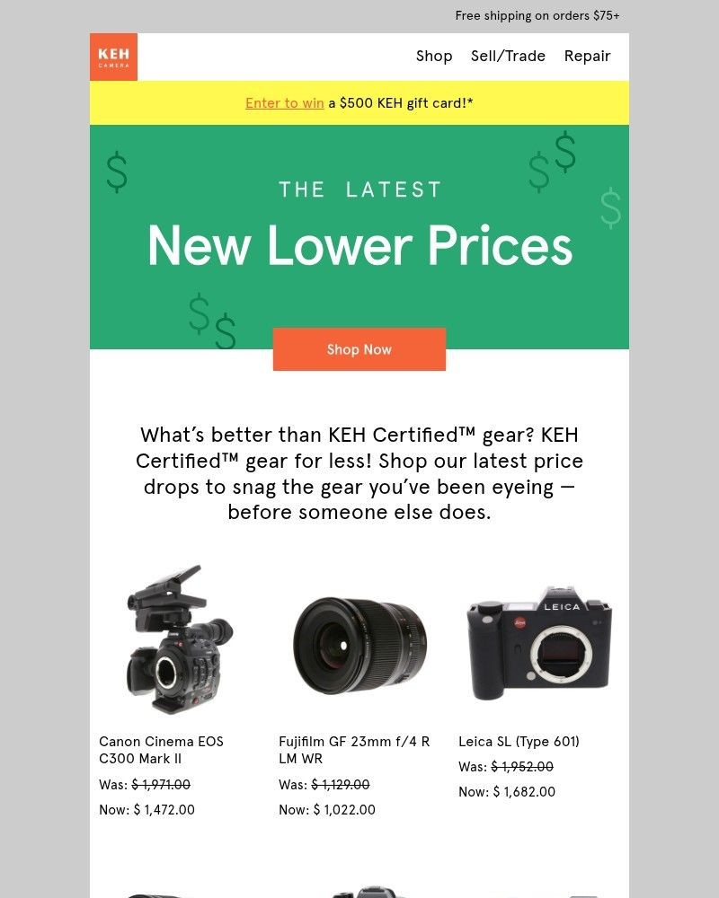 Screenshot of email with subject /media/emails/price-drop-alert-the-time-to-upgrade-is-now-9aa8bb-cropped-83c2d8ce.jpg