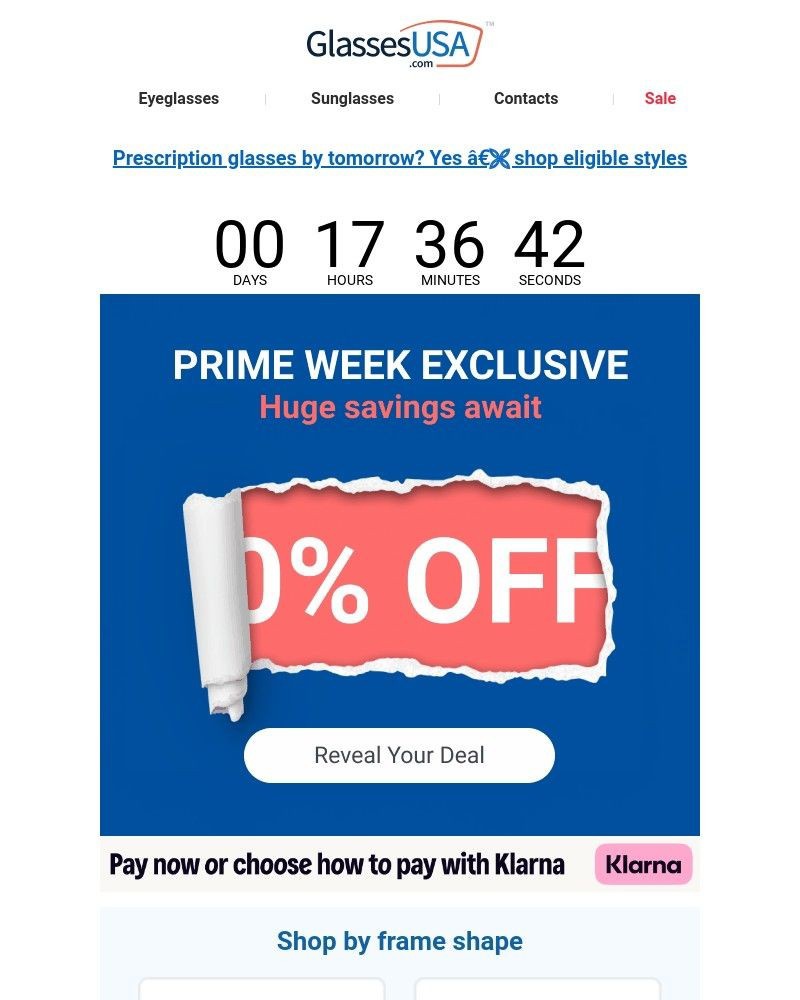 Screenshot of email with subject /media/emails/prime-week-deals-big-savings-on-glasses-waiting-inside-019a4d-cropped-610d4b65.jpg
