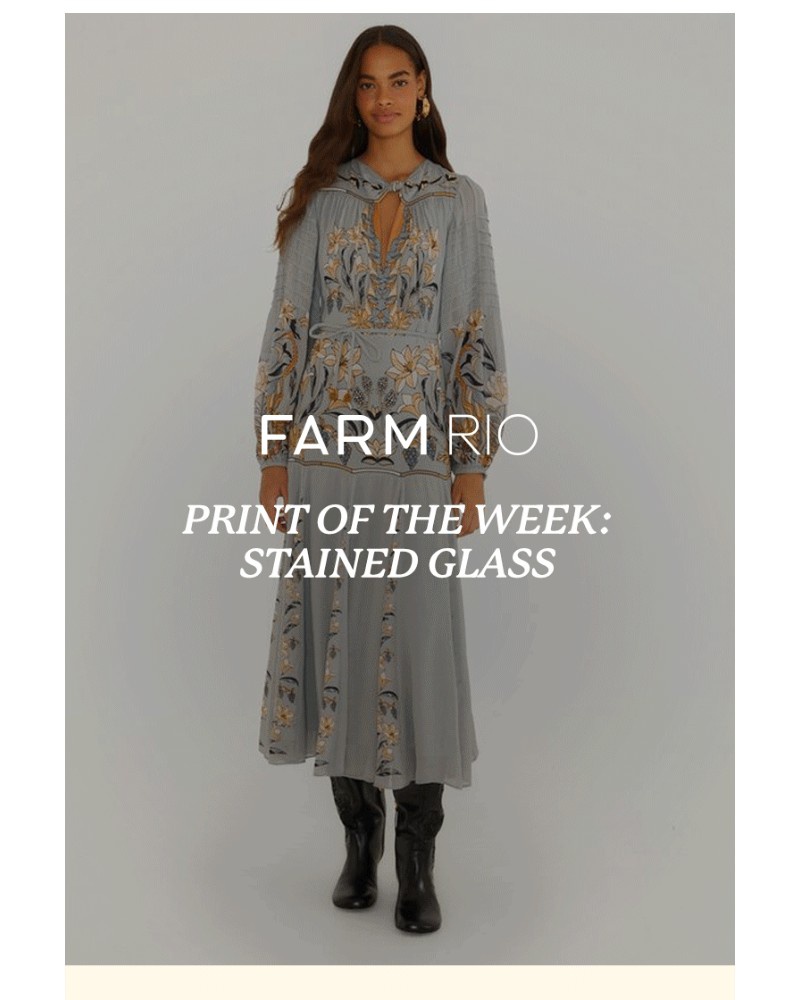 Screenshot of email sent to a Farm Rio Newsletter subscriber