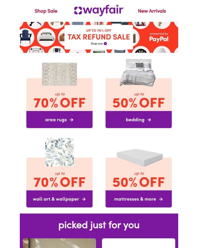 Screenshot of email with subject /media/emails/psa-tax-refund-sale-starts-now-7b7bad-cropped-e6259c64.jpg