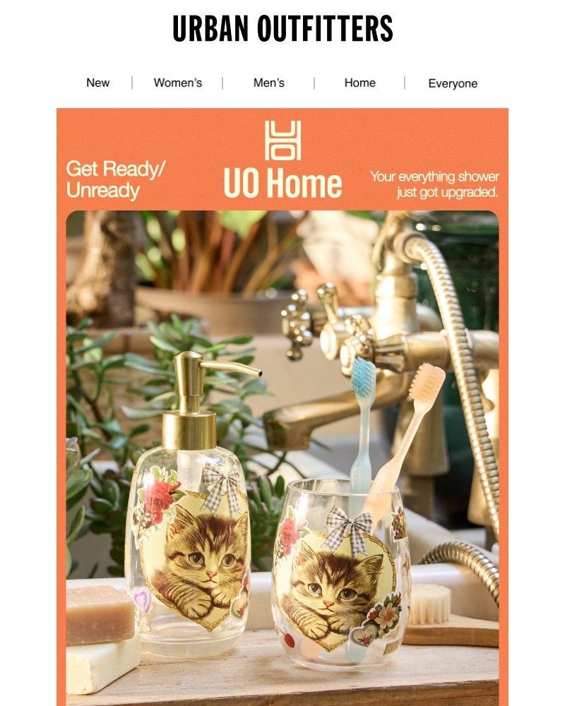 Screenshot of email sent to a Urban Outfitters Newsletter subscriber