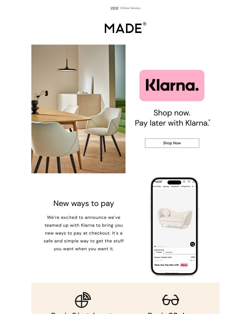 Screenshot of email with subject /media/emails/psst-shop-made-with-klarna-0e8b14-cropped-5e28524a.jpg