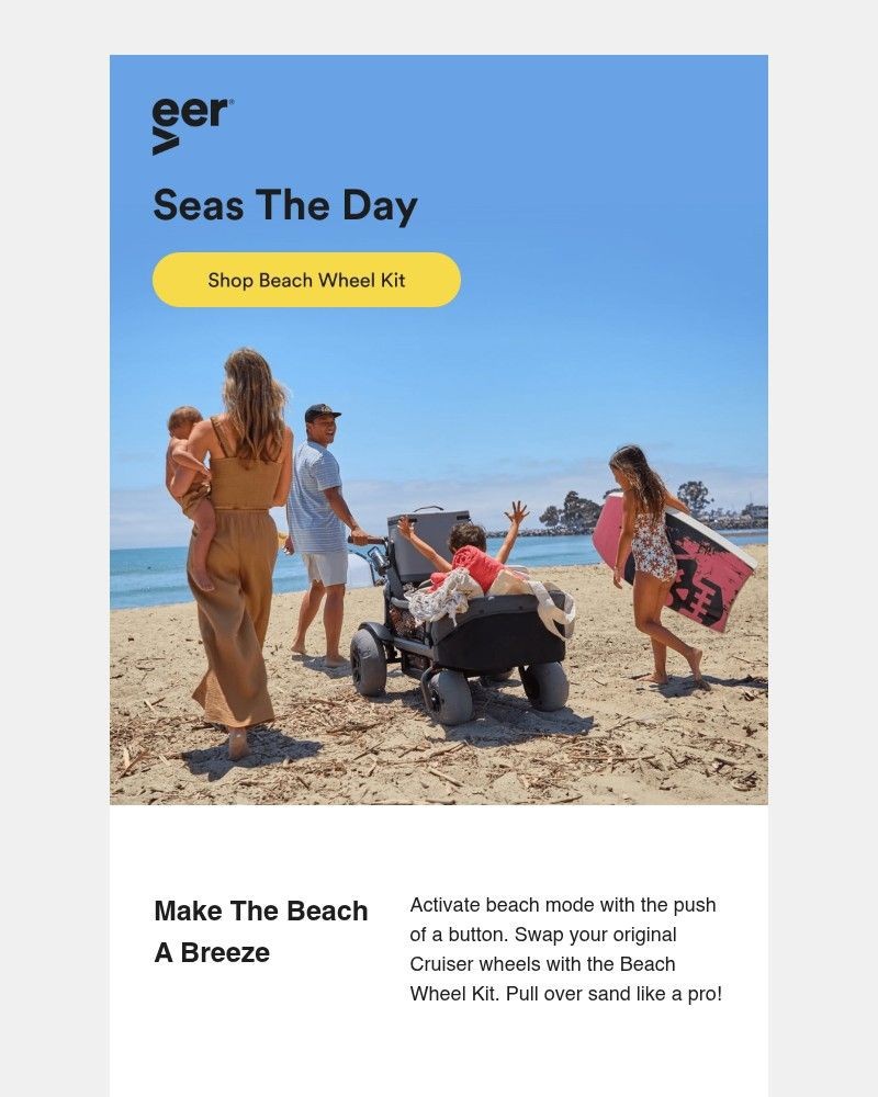 Screenshot of email sent to a Veer Newsletter subscriber