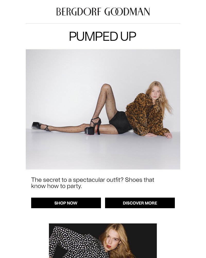 Screenshot of email sent to a Bergdorf Goodman Newsletter subscriber