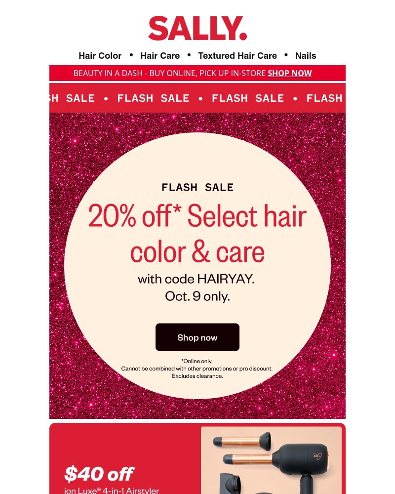 Screenshot of email with subject /media/emails/quick-20-off-hair-color-and-care-nows-the-time-to-add-to-cart-f1ae55-cropped-7d09e63c.jpg