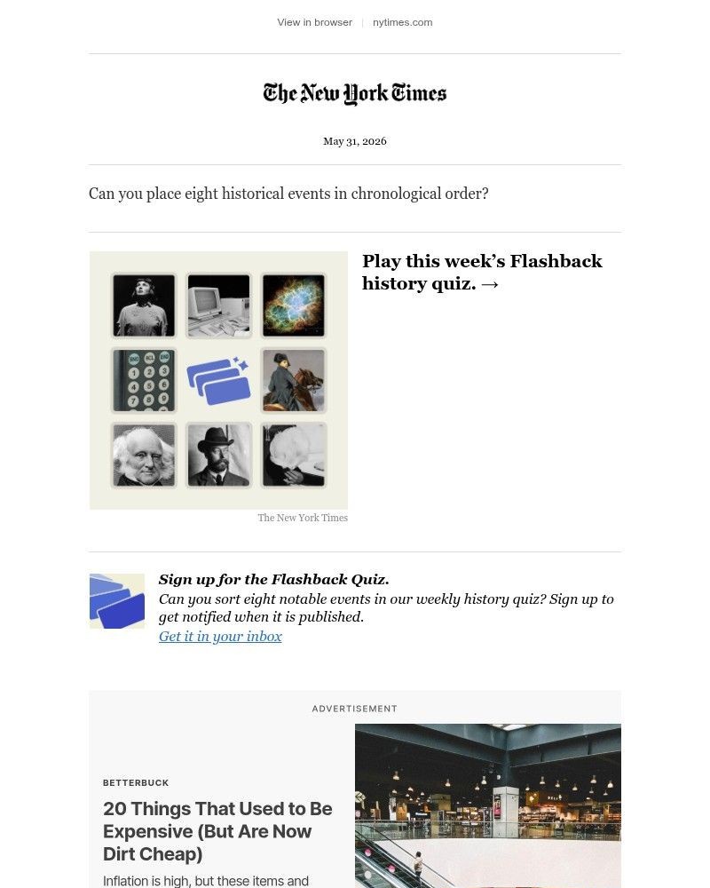 Screenshot of email with subject /media/emails/quiz-can-you-place-8-events-in-chronological-order-ffd9fe-cropped-9e8ae437.jpg