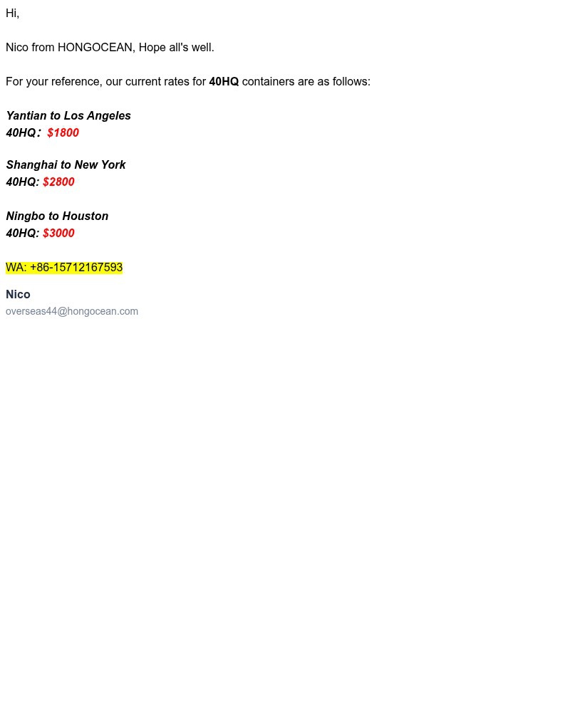 Screenshot of email sent to a Adidas Newsletter subscriber