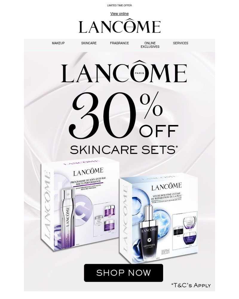 Screenshot of email with subject /media/emails/radiant-skin-awaits-30-off-lancome-gift-sets-4b156d-cropped-4a51e22b.jpg