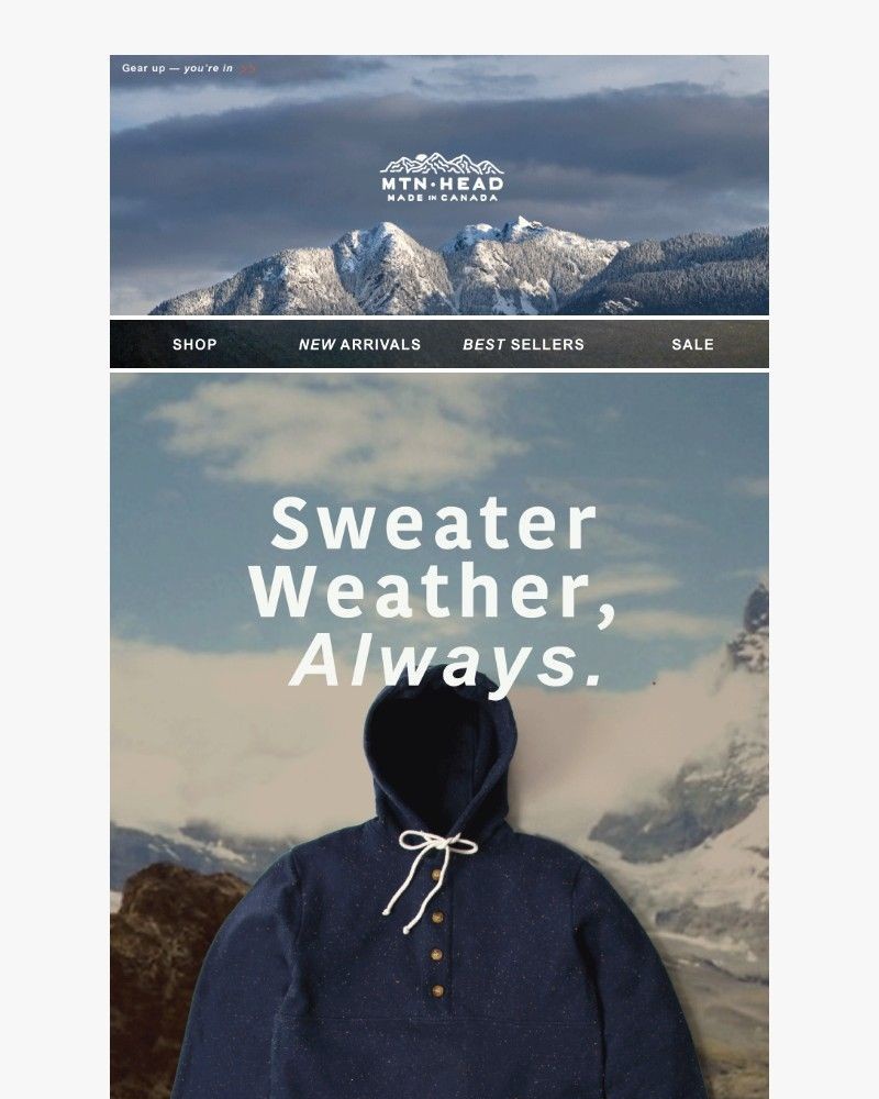 Screenshot of email sent to a Muttonhead Newsletter subscriber