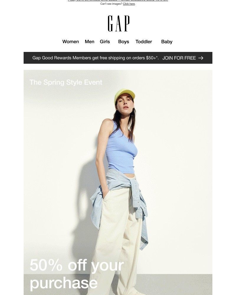 Screenshot of email with subject /media/emails/re-50-off-your-purchase-includes-dresses-polos-more-1a270b-cropped-7905d583.jpg