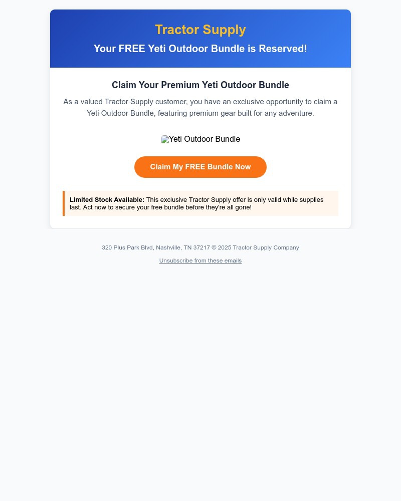 Screenshot of email with subject /media/emails/re-free-yeti-outdoor-bundle-is-reserved-c43b38-cropped-bce9eca0.jpg