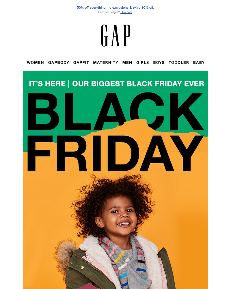 Screenshot of email with subject /media/emails/re-gaps-biggest-black-friday-everyouve-scored-50-off-3-new-doorbusters-cropped-32f2e79e.jpg