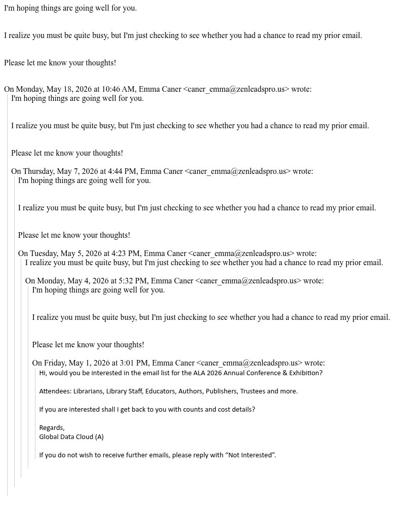 Screenshot of email with subject /media/emails/re-librarians-email-lists-659c96-cropped-d7d65018.jpg