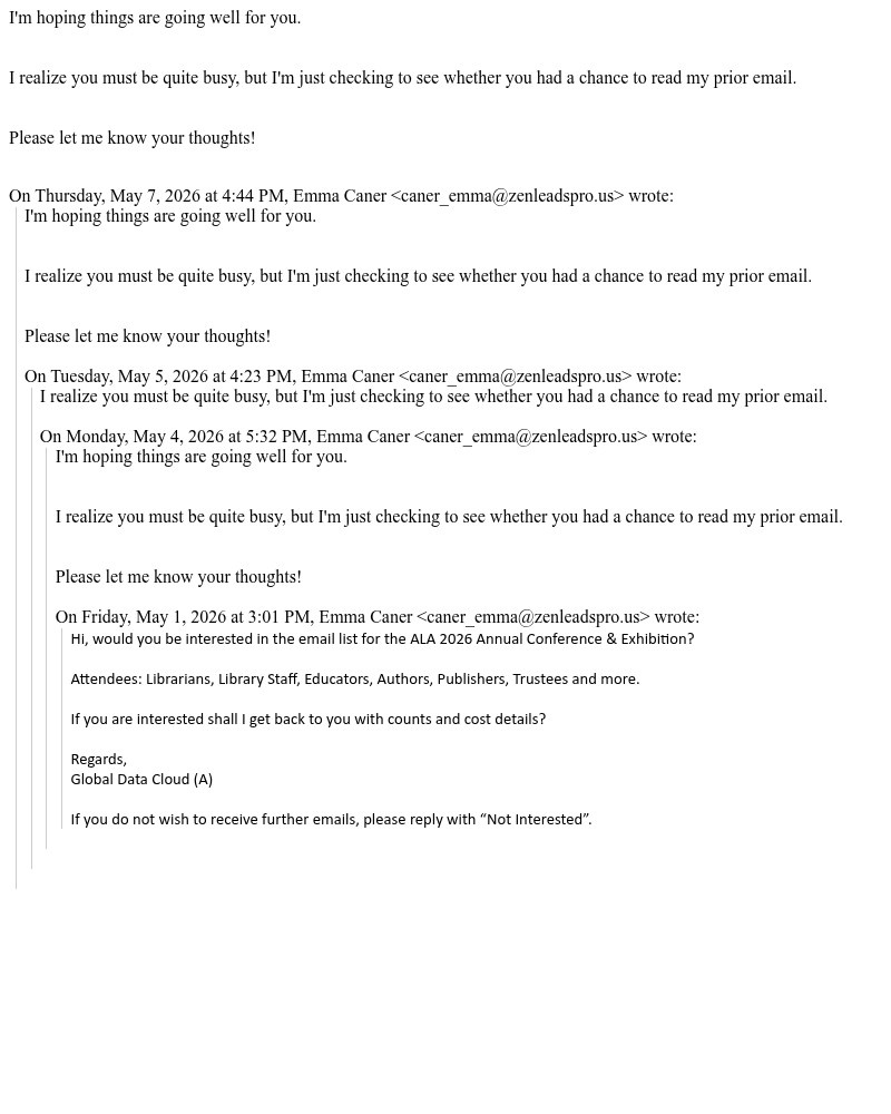 Screenshot of email with subject /media/emails/re-librarians-email-lists-65c3b1-cropped-05b5d898.jpg