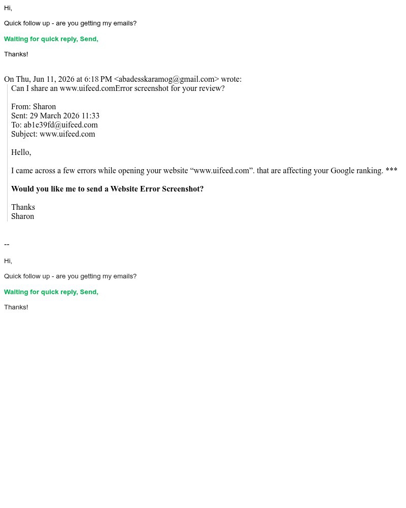 Screenshot of email sent to a Swarovski Cart abandoner