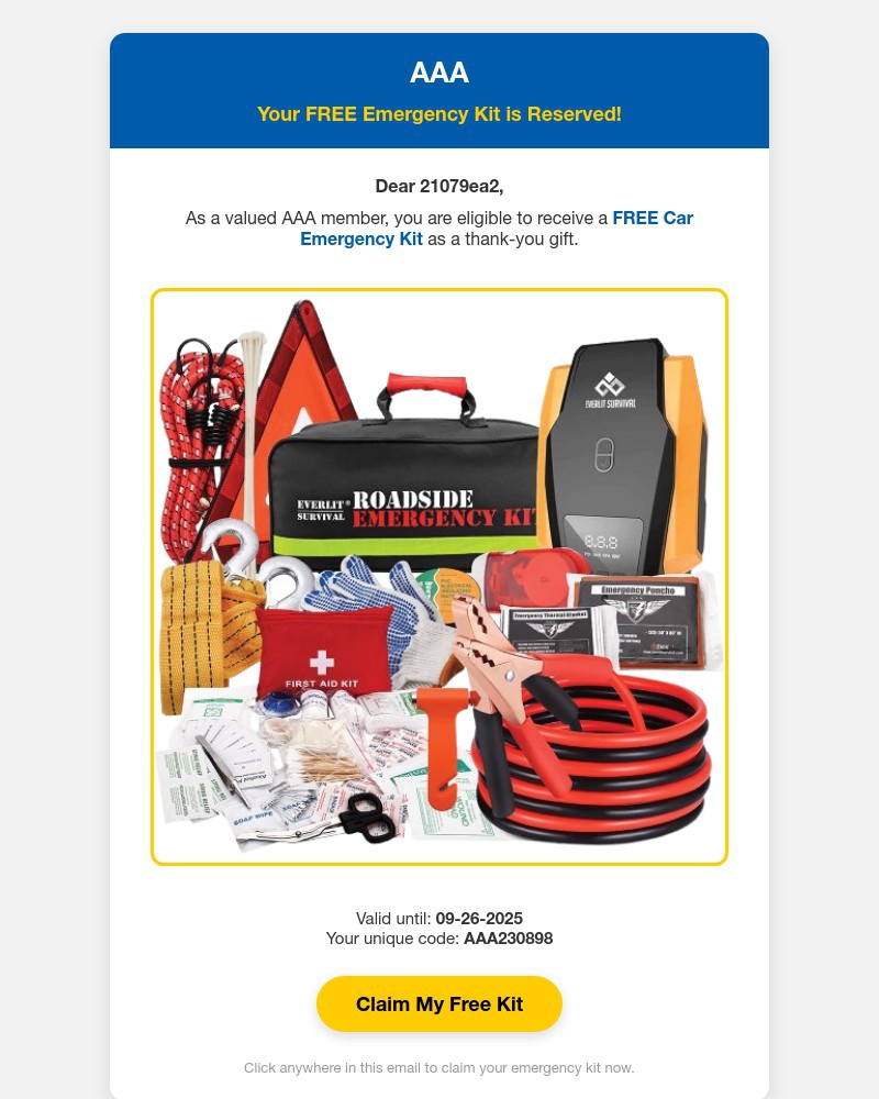 Screenshot of email with subject /media/emails/re-your-free-car-emergency-kit-is-ready-c6e47f-cropped-84fdaf43.jpg