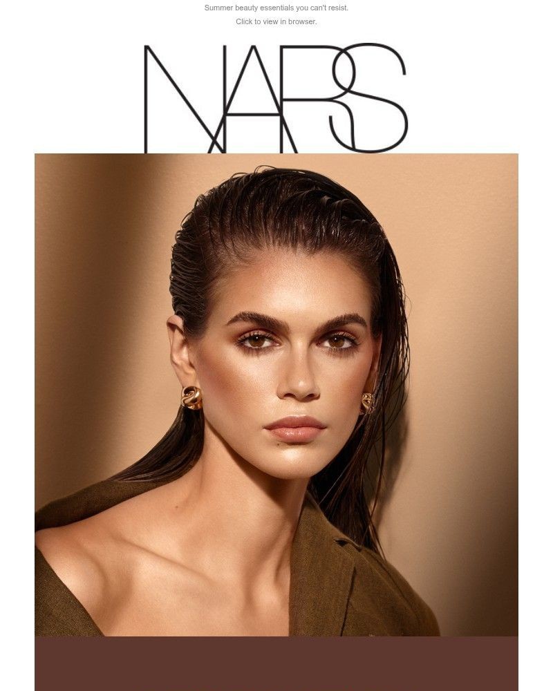 Screenshot of email sent to a Nars Cosmetics Newsletter subscriber