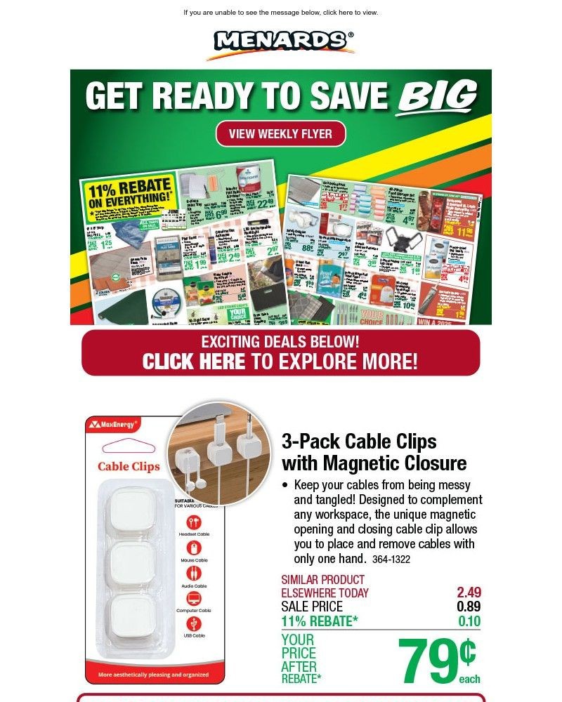 Screenshot of email with subject /media/emails/rechargeable-flexible-neck-light-only-499-after-rebate-plus-new-weekly-flyer-5ebb_XtCHFhm.jpg