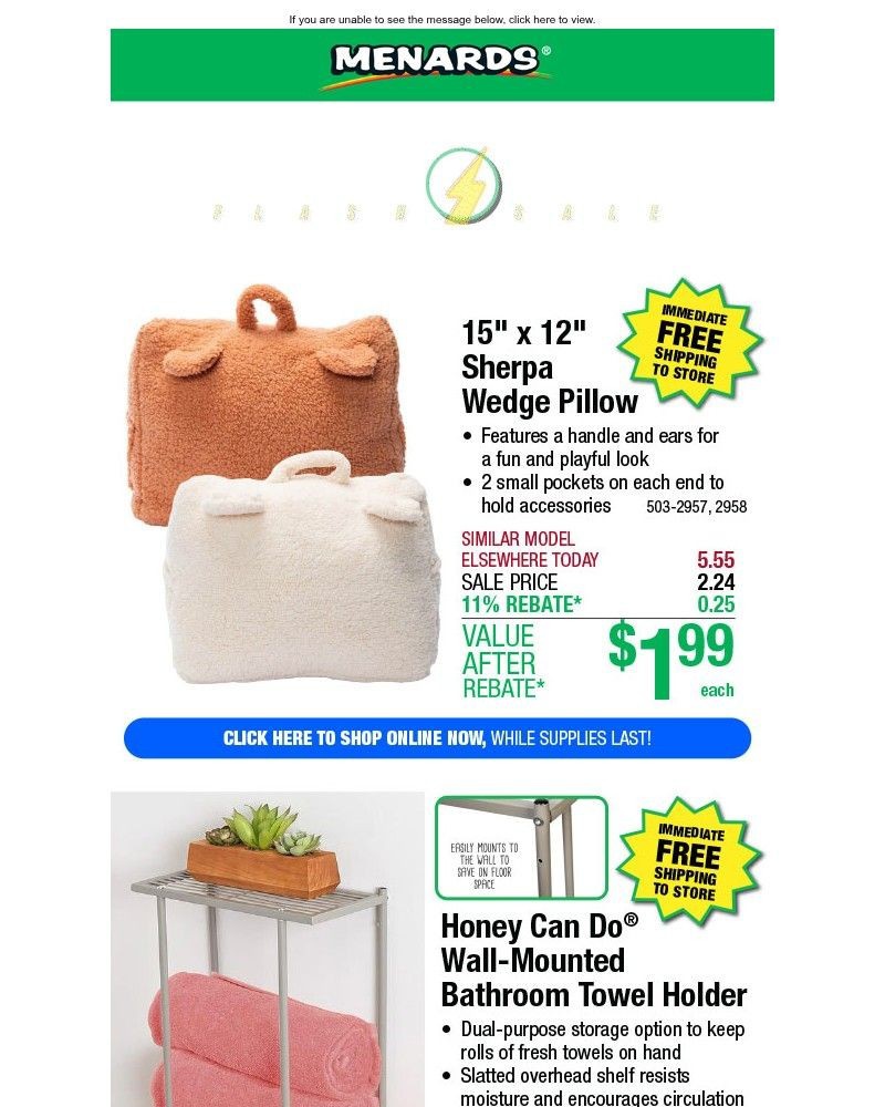 Screenshot of email with subject /media/emails/rechargeable-lint-remover-only-499-after-rebate-9db1f5-cropped-7a7e4ada.jpg