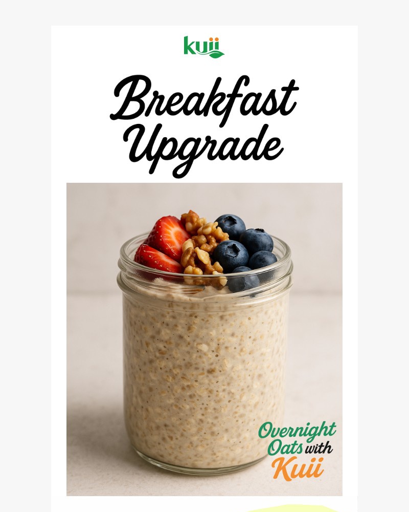 Screenshot of email sent to a Kuii Newsletter subscriber