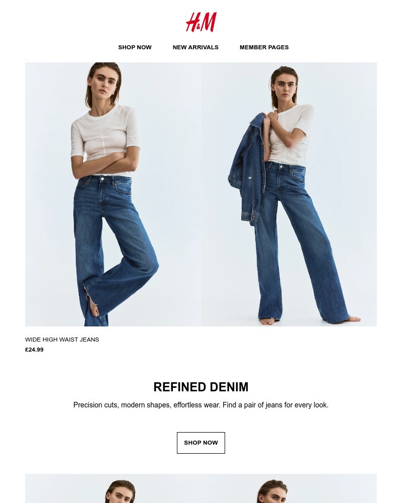 Screenshot of email sent to a H&M Newsletter subscriber