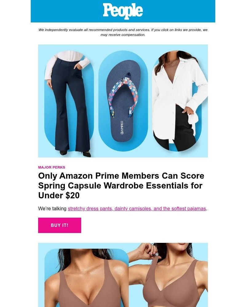 Screenshot of email sent to a People Newsletter subscriber