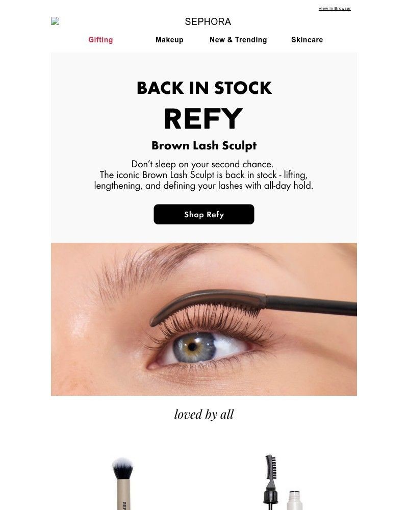 Screenshot of email sent to a Feelunique Newsletter subscriber