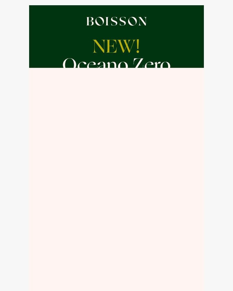 Screenshot of email sent to a Boisson Newsletter subscriber