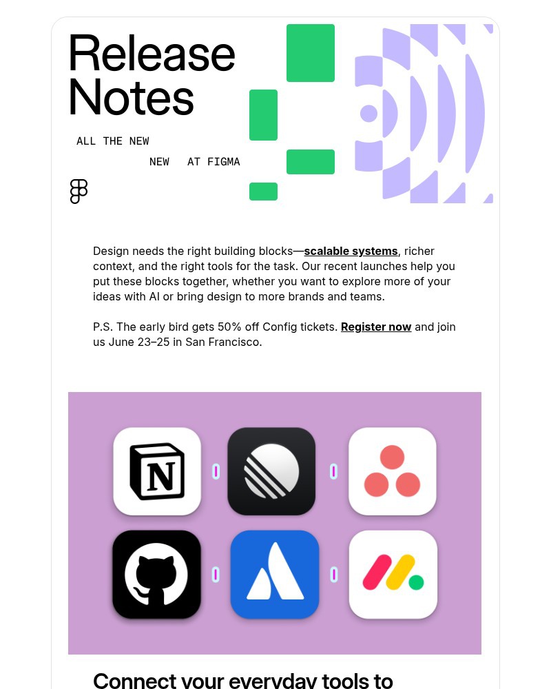 Screenshot of email sent to a Figma Invited user