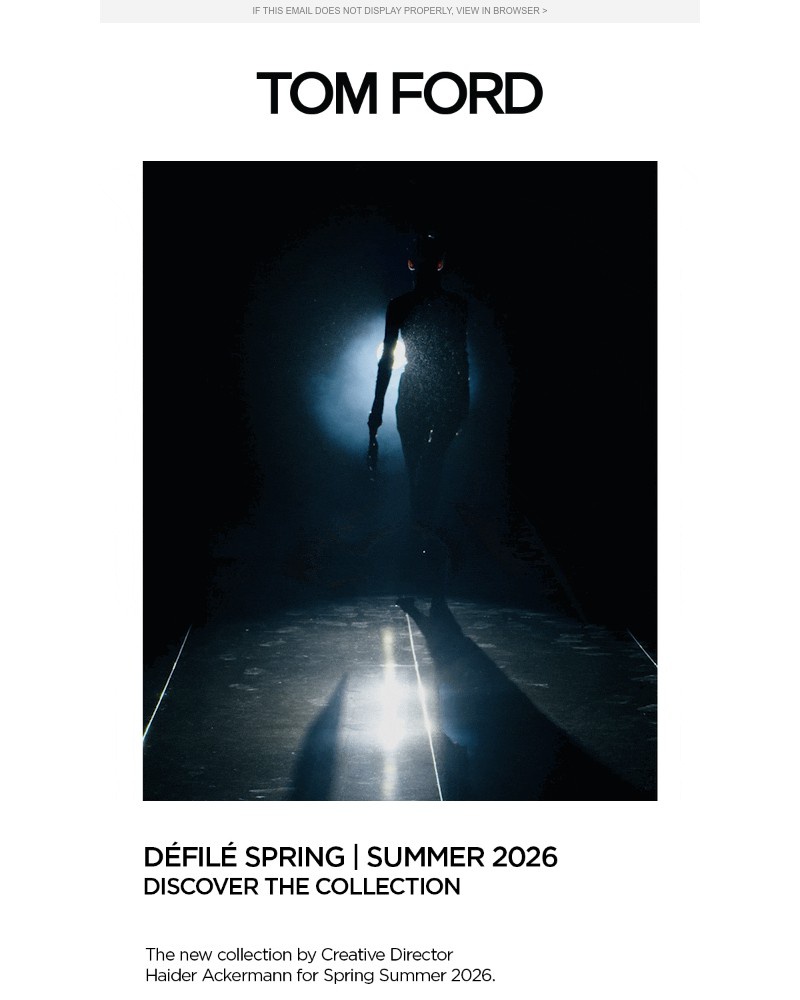 Screenshot of email with subject /media/emails/relive-the-spring-summer-2026-defile-003c31-cropped-a7d2e8b9.jpg