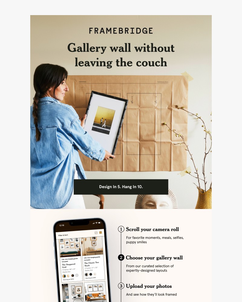 Screenshot of email sent to a Fleur & Bee Customer