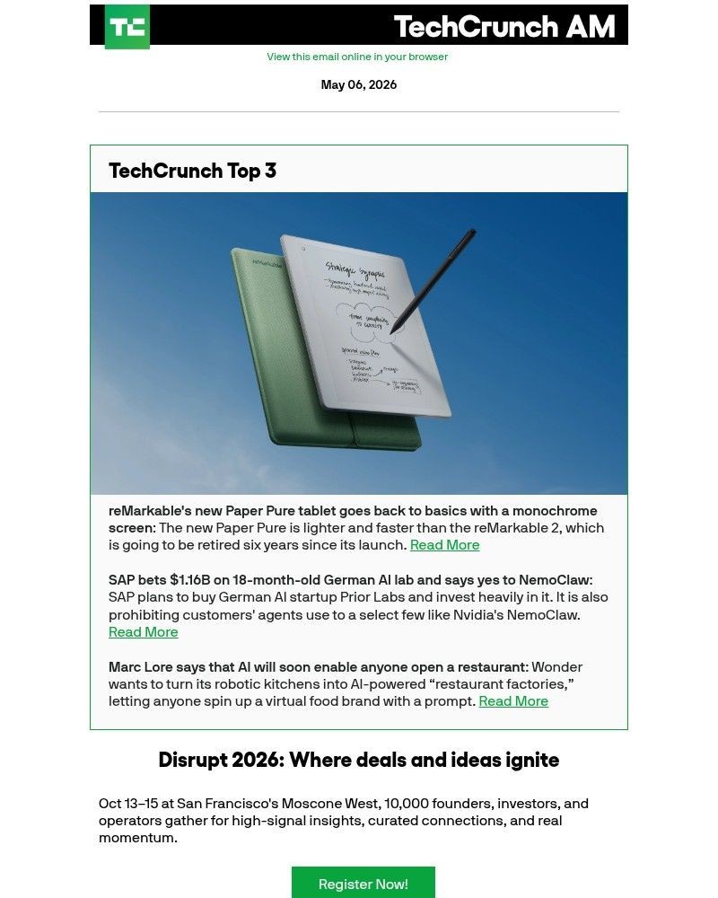 Screenshot of email with subject /media/emails/remarkables-new-paper-pure-tablet-goes-back-to-basics-with-a-monochrome-screen-ad_yCZoZdH.jpg