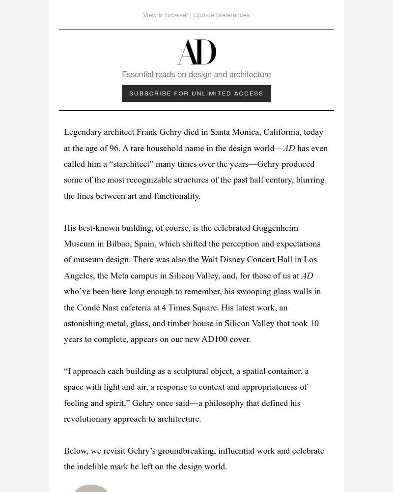 Screenshot of email with subject /media/emails/remembering-architect-frank-gehry-5d504f-cropped-d3b602b4.jpg