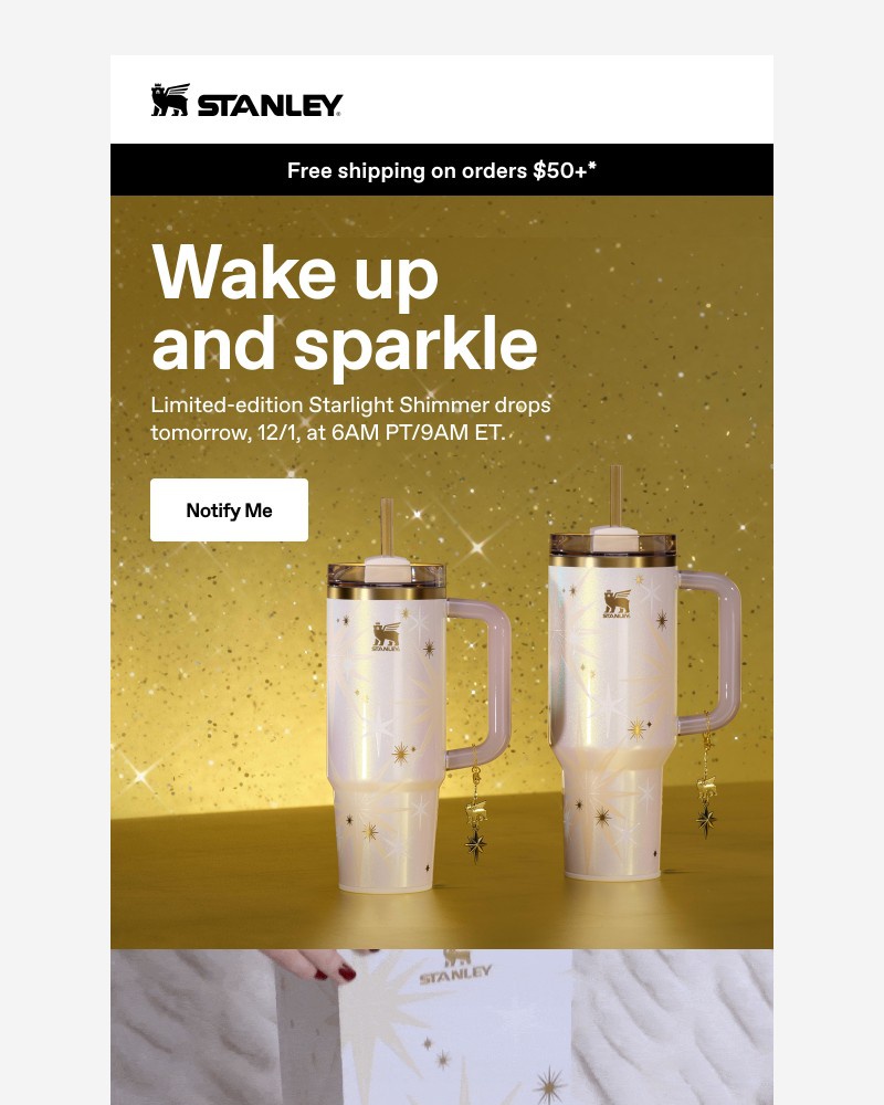 Screenshot of email with subject /media/emails/reminder-starlight-shimmer-drops-tomorrow-3a8dcf-cropped-11a2af28.jpg