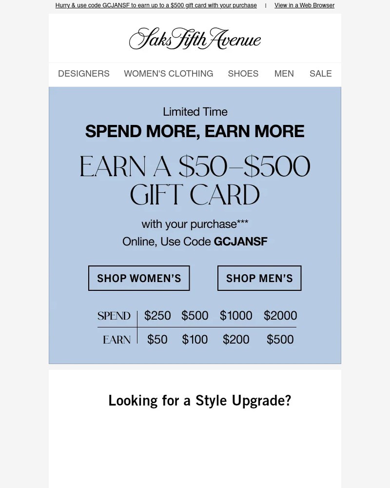 Screenshot of email with subject /media/emails/reminder-you-can-earn-a-50500-gift-card-with-your-purchase-today-0b7766-cropped-fcbc4bc0.jpg